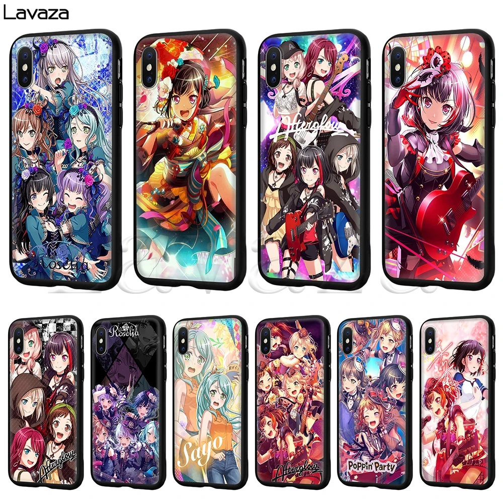 Lavaza BanG Dream силиконовый мягкий чехол для iPhone 12 11 Pro XS Max XR X 8 7 6 6S Plus 5 5S SE|Бамперы| |