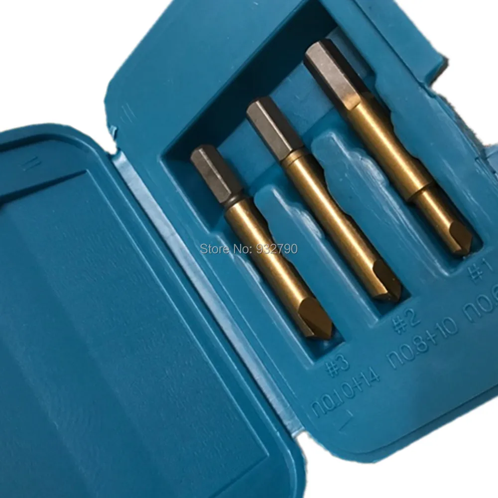 3 шт. Ti Титан покрытием HSS жесткой винт Extractor набор легко удаления сломал Болты