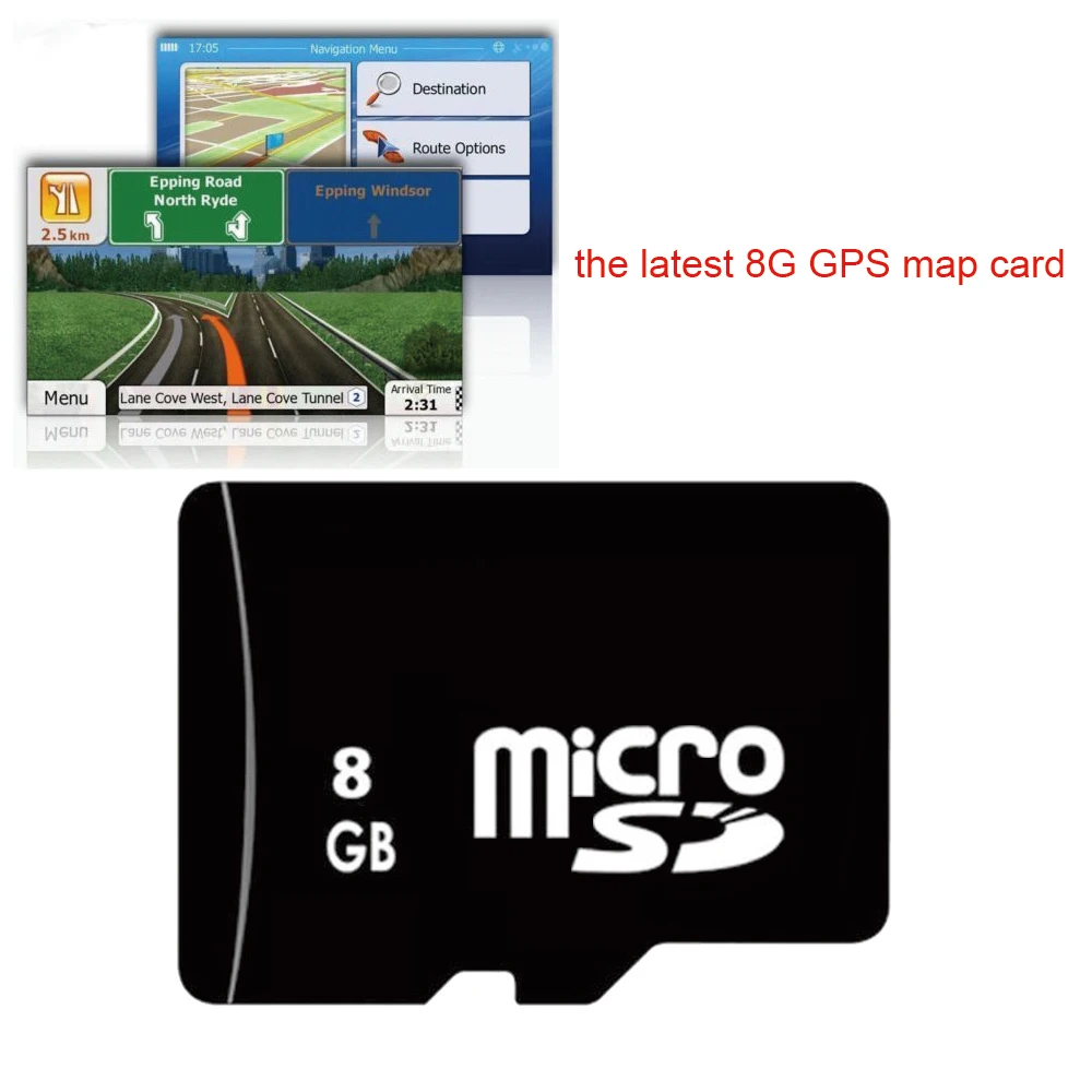 Универсальный 8G gps карты навигационная карта Micro Sd TF последняя карта для WinCE автомобильный DVD Россия Испания Франция Германия Италия Великобритания Европа