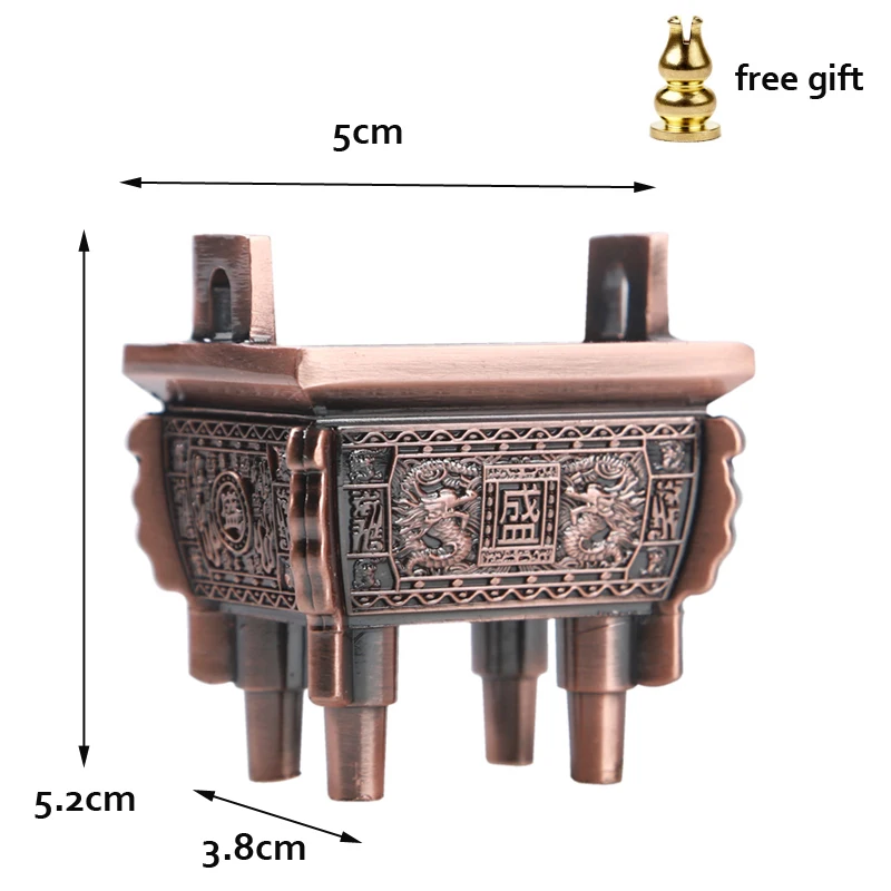 Ретро Китайский штатив благовония горелки креативный медный дом Buddist Cense