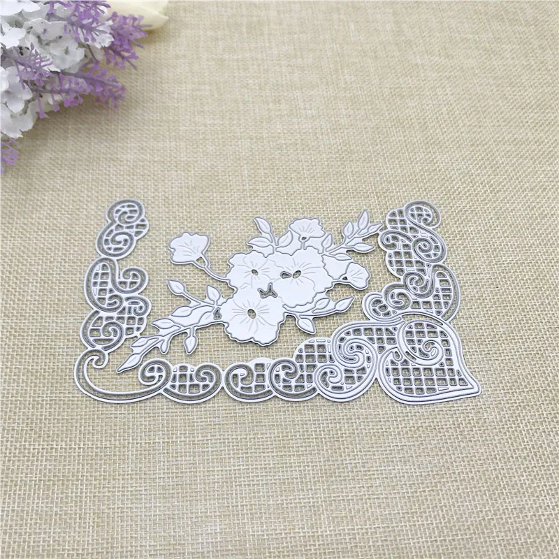 Julyarts цветок весенний лист металла резки штампы Трафаретный Скрапбукинг фото