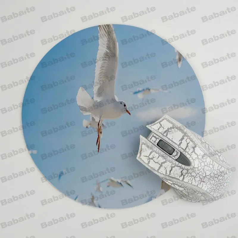 Игровые коврики Babaite Seagull для геймеров Размер 20x20 см версия скорости круглые |