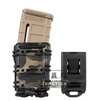 Multicam Black Emerson тактический Молл и зажим для ремня M4 M16/AR15 556 5,56. 223 Mag Чехол Emersongear подсумок для магазинов держатель - Цвет: Multicam Black
