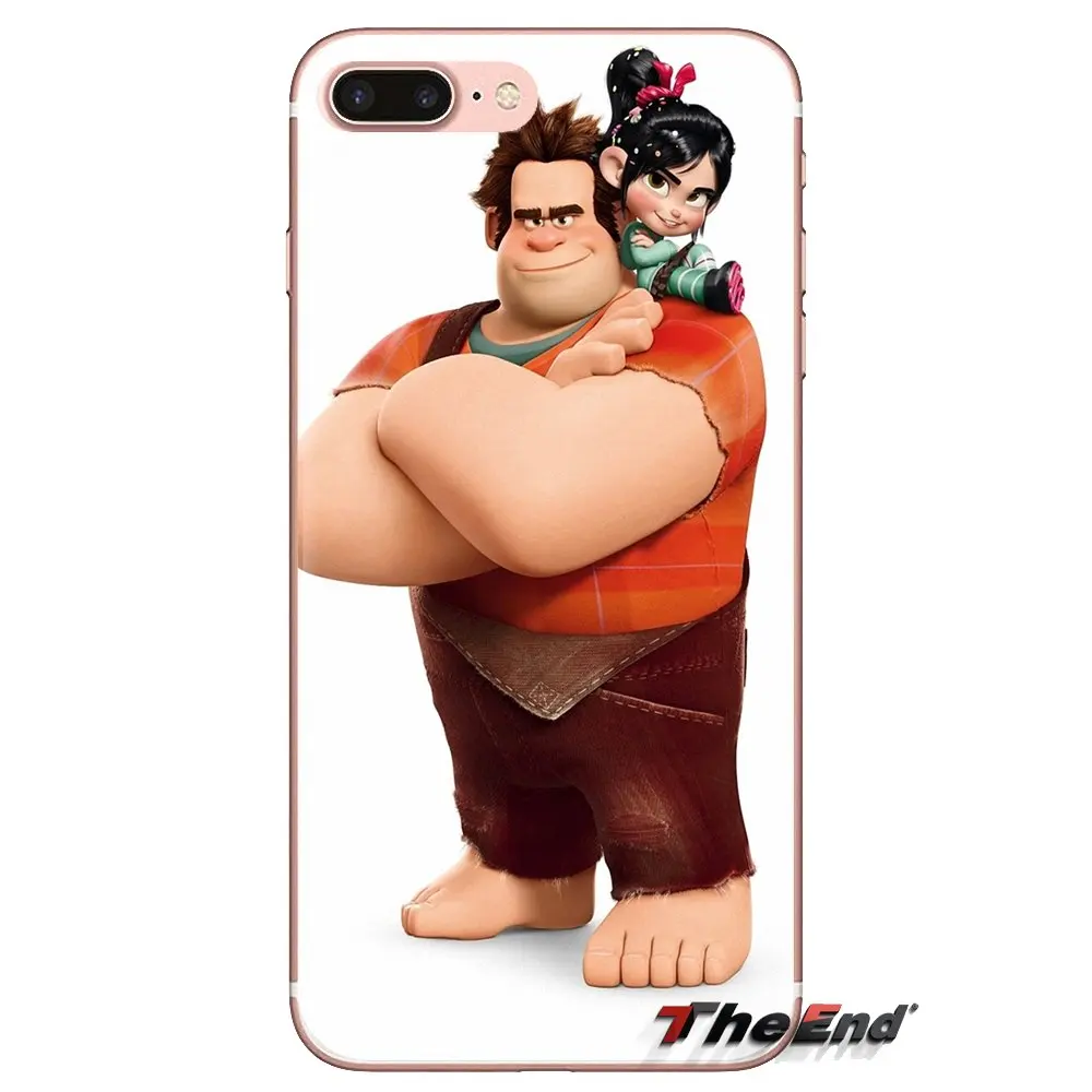 Soft Transparent Shell Covers For Samsung Galaxy J1 J2 J3 J4 J5 J6 J7 J8 Plus 2018 Prime 2015 2016 2017 Wreck it Ralph |