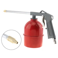 red pot type pneumatic spray gun sprayer cleaning gun with 6mm nozzle caliber and aluminum pot