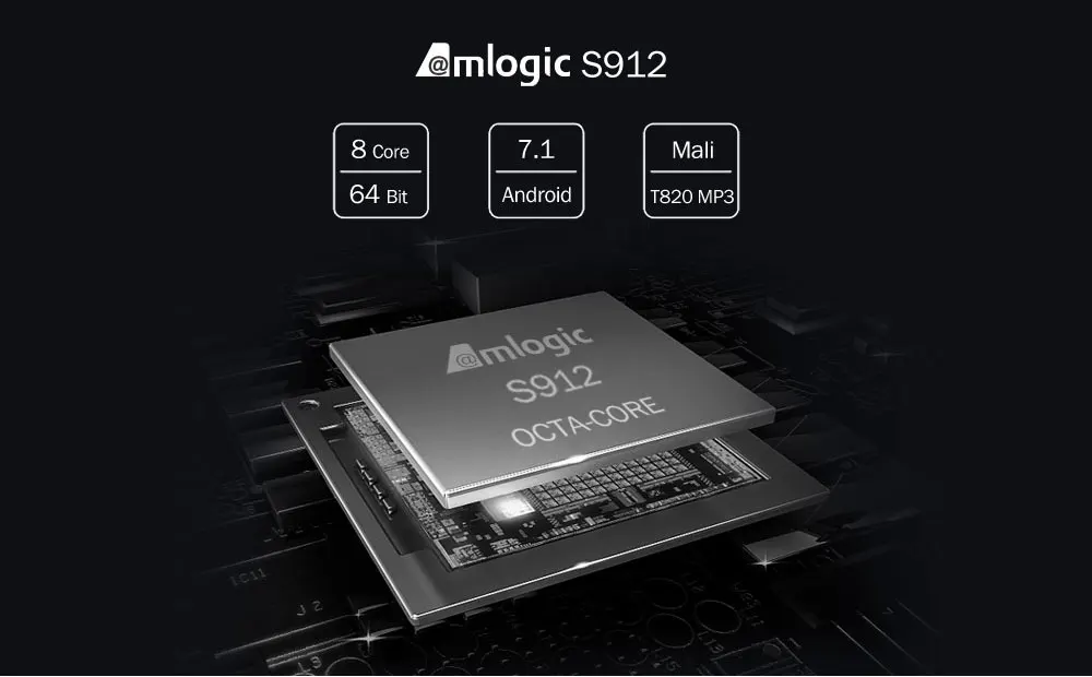 H96 Max Plus Смарт ТВ коробка 3 GB/16 GB/32 GB Amlogic S912 Octa Core android 7,1 ТВ коробка 2,4 г/5,8 ГГц Wi-Fi, BT4.1 4 K Декодер каналов кабельного телевидения