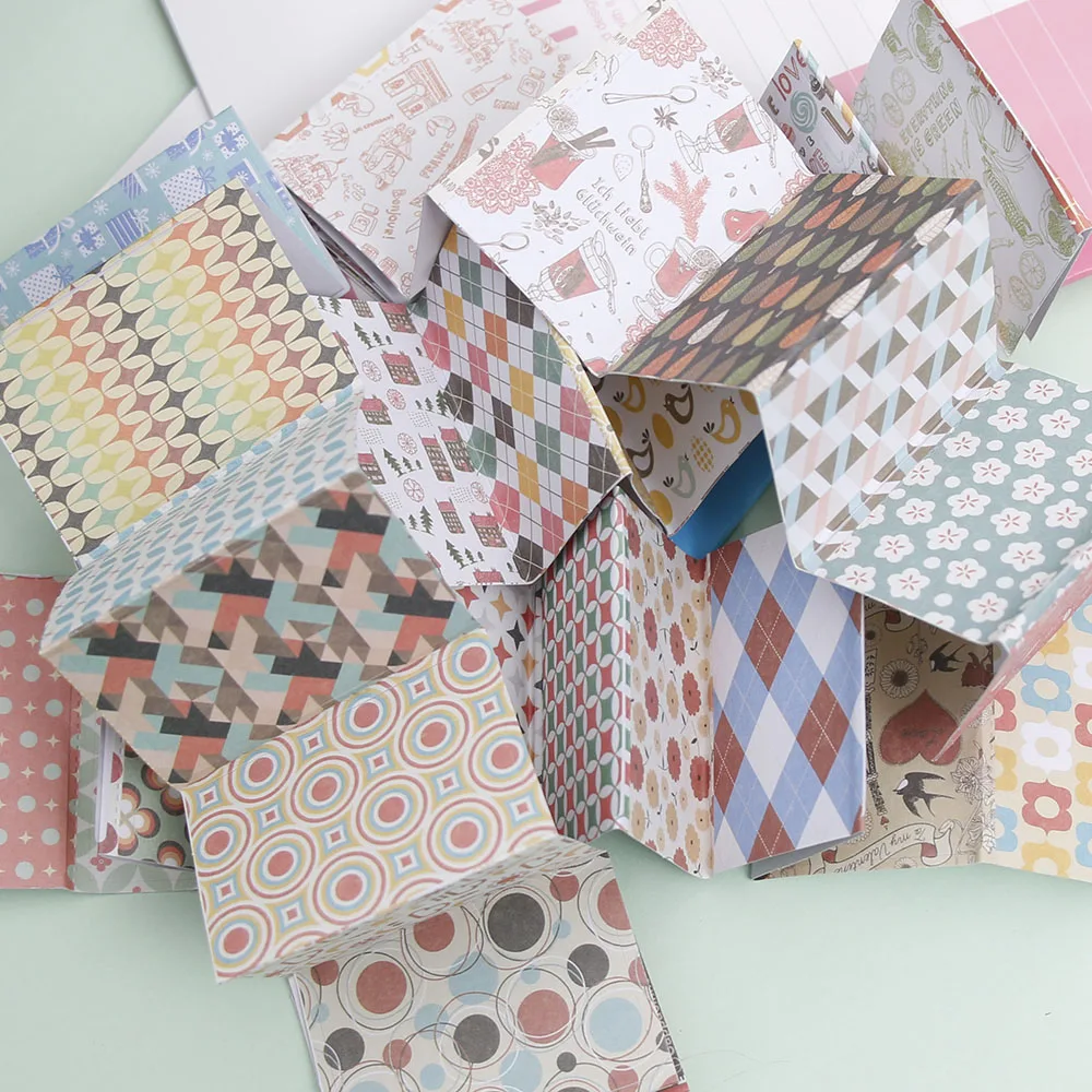 

52 pcs/bag DIY Mini Cute Flower Paper Craft Sticker Vintage Retro Paper for Scrapbooking Home Decoration school office supplies