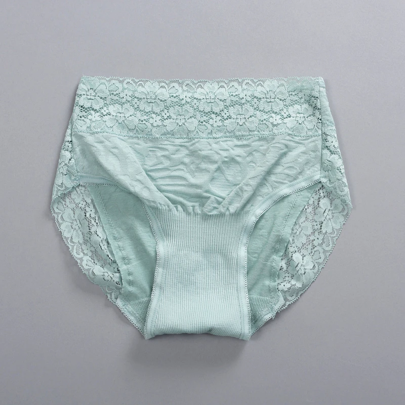 Женские хлопковые трусики GUIYI тонкие эластичные бесшовные сексуальные кружевные