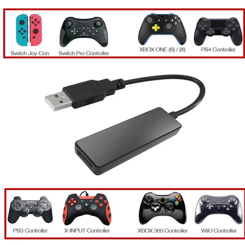 Bluetooth USB адаптер для PS4 PS3 XBOX ONE 360 переключатель Pro контроллера ПК на Nintendo Switch NS