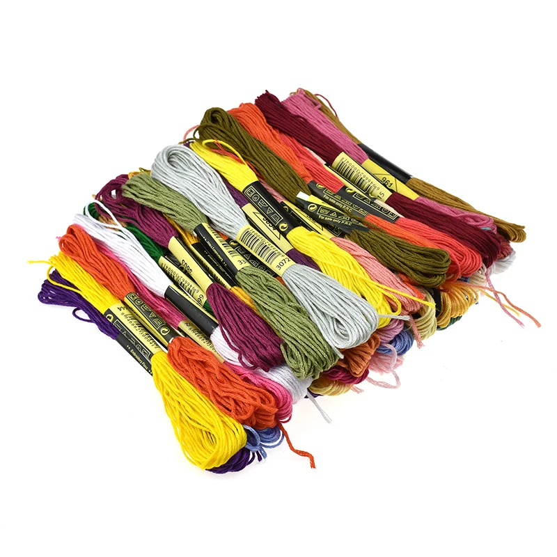 Новинка набор волшебных игл для вышивки иглы ножницы нить цветочные узоры