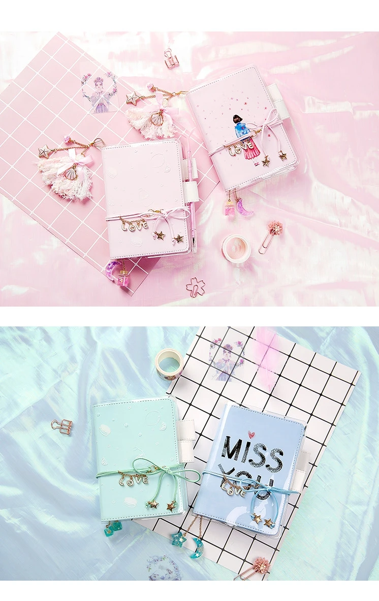 Kawaii Grid A6 B6 записная книжка для планирования расписания журналов Sketchbook Dairy Personal Handbook подарок на день рождения Канцелярские товары