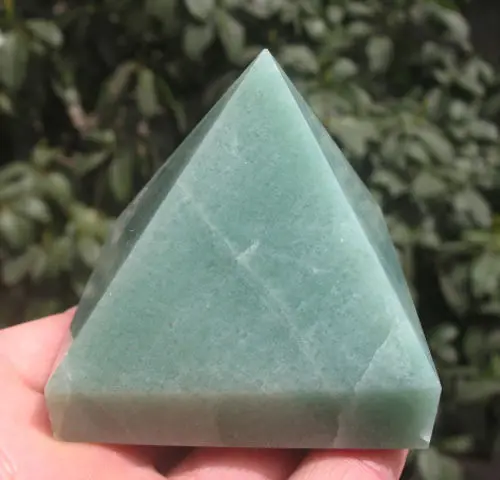 

245g NATURE Aventurine QUARTZ CRYSTAL PYRAMID POINT HEALING