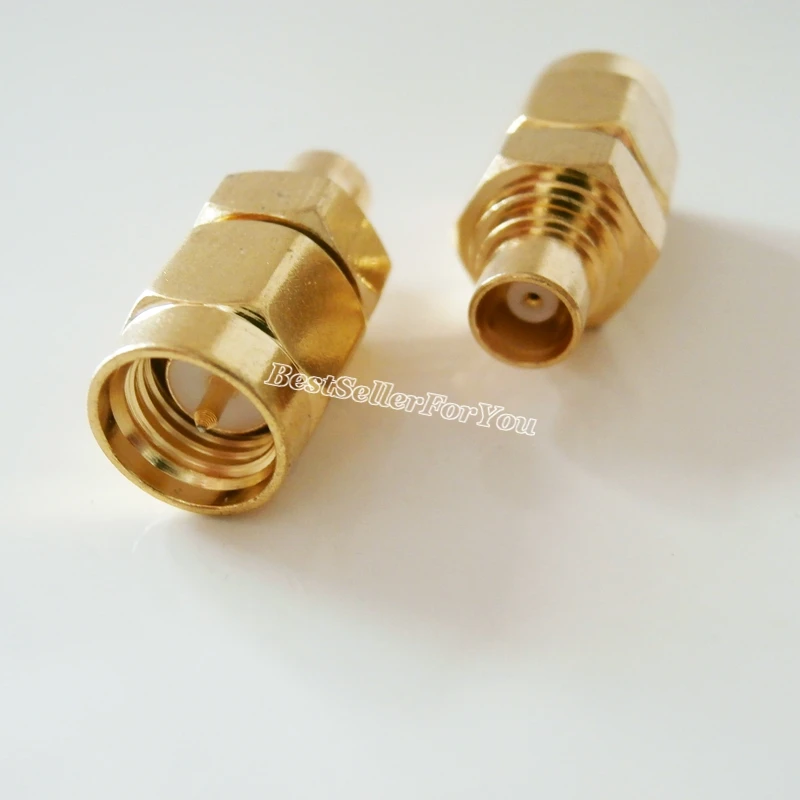 1 SMA штепсельная вилка к гнезду MCX прямое гнездо RF Coax Коаксиальный разъем