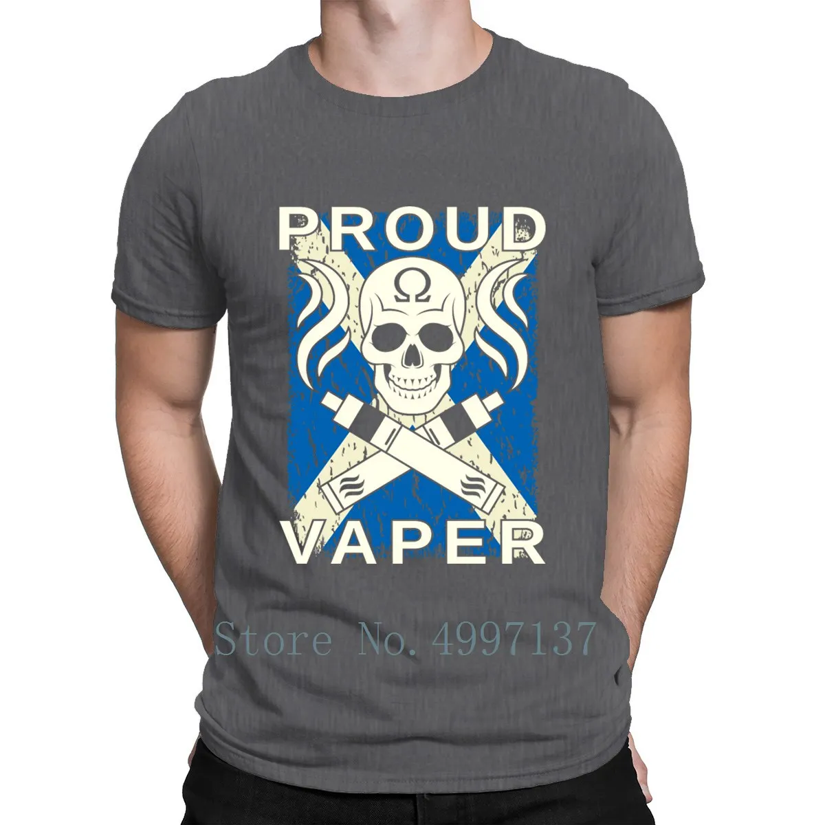 Женская футболка с коротким рукавом Proud Vaper летняя в европейском стиле рисунком |