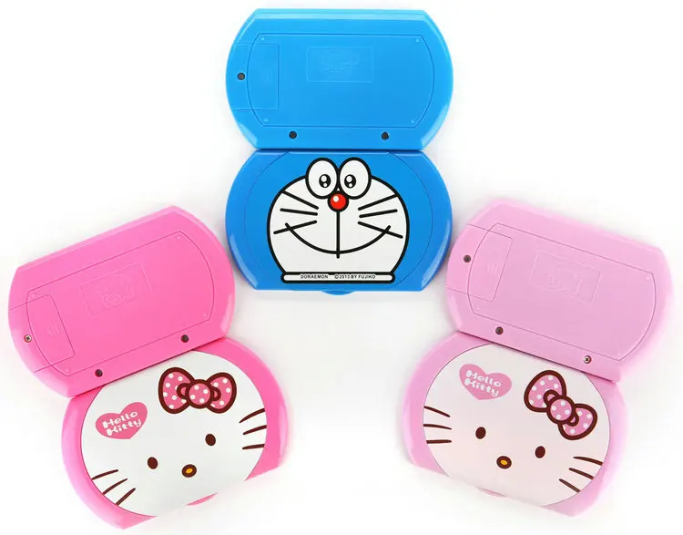 Прямая, мини-калькулятор с героями мультфильмов, корейский стиль, hello kitty/Doraemon, солнечный складной калькулятор, Детские канцелярские принадлежности, подарок