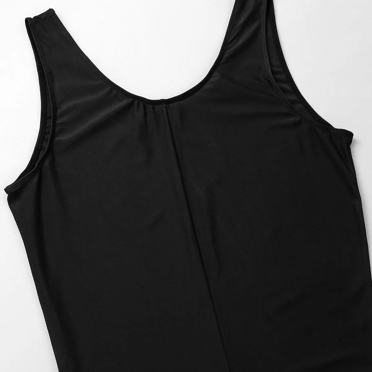 Гимнастическое трико мужское балетное боди хорошо сидит цельнокроеный с круглым