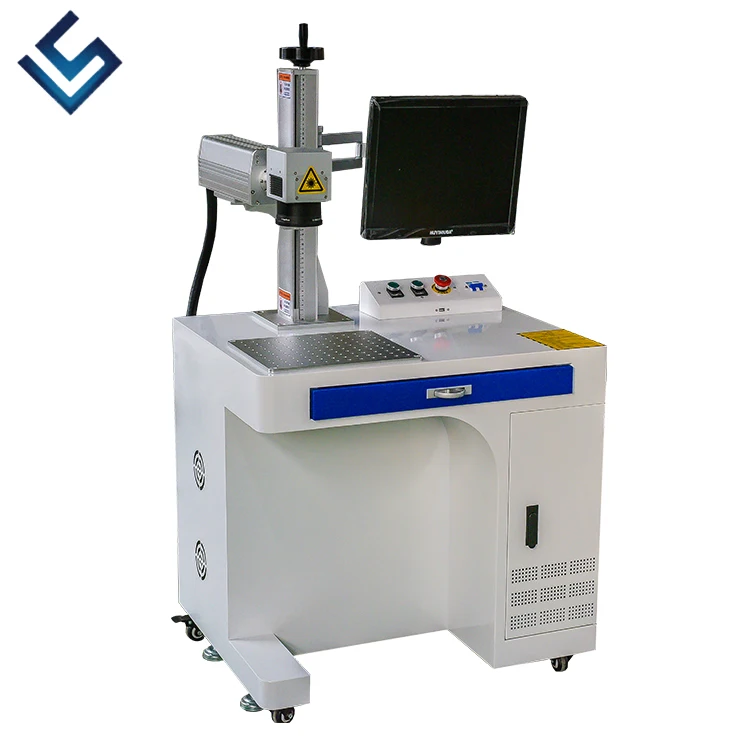Мини-машина для лазерного маркера волокна серийного номера/штрих-кода |