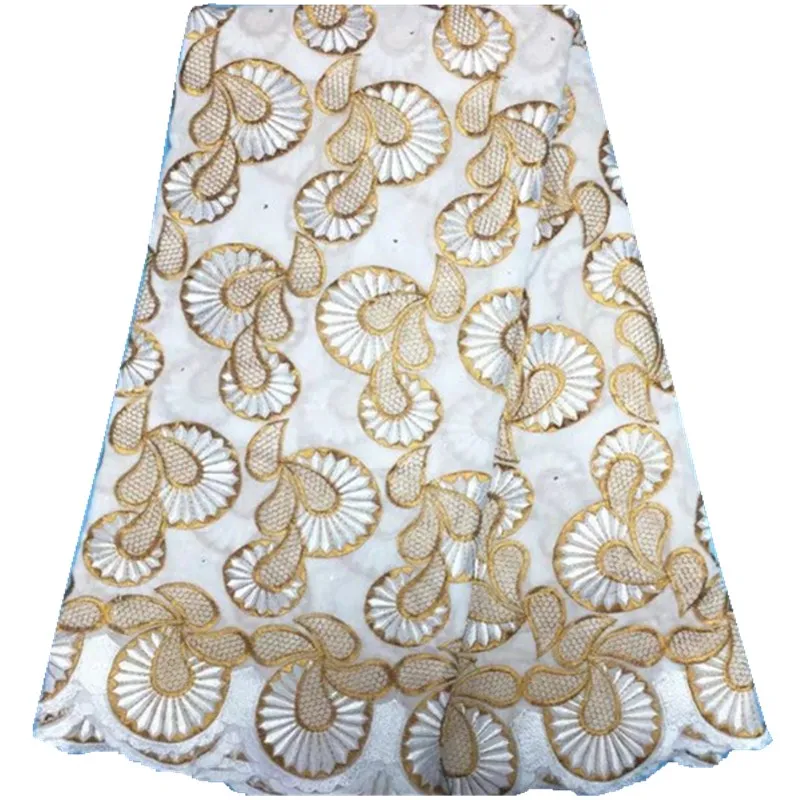 Multi Цвет в нигерийском стиле Кружево ткани 2017 Африканский швейцарский вуаль