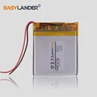 3,7 V 400mAh полимерный литий-ионный аккумулятор для диктофона ручка smartband умные часы bluetooth гарнитура mp3 сотовый телефон
