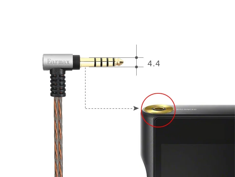 Обновленный сбалансированный аудиокабель 4 мм для наушников SONY XBA N1AP N3AP|cable
