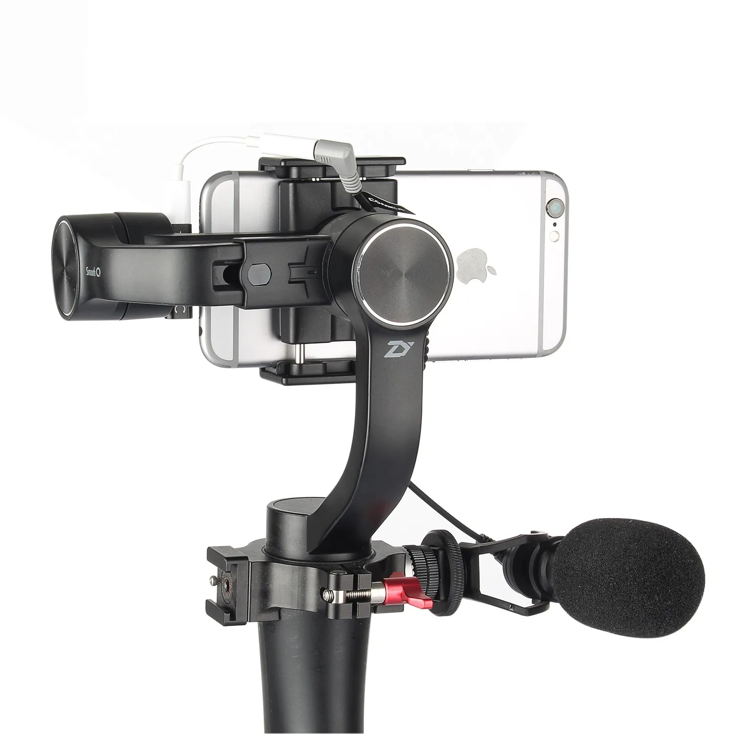 Адаптер Lighting Port EACHSHOT 2в1 для микрофона прикрепленного к кардану например Zhiyun Smooth Q
