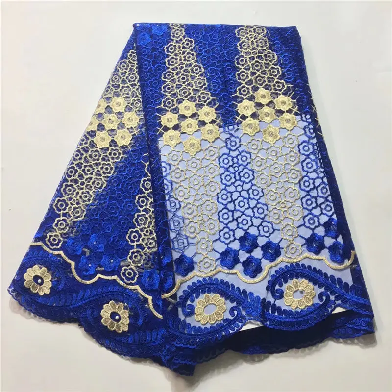 Последние в африканском стиле высокого качества кружевной ткани тюль