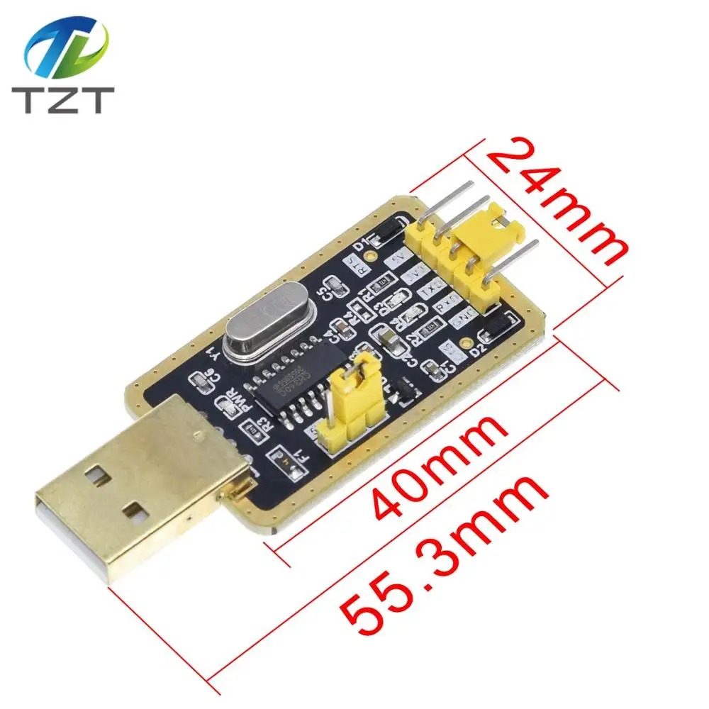 Модуль TZT CH340 вместо PL2303 CH340G RS232 в TTL модуль обновления от USB до последовательного