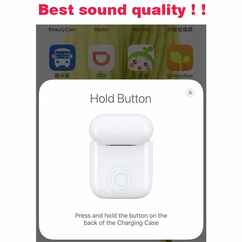 Оригинальные беспроводные наушники i300 TWS 1: 1 Размер Bluetooth 5 0 для ppl pk i80 i90 i77 i100 tws |