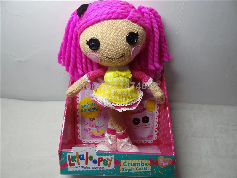 Новый Lalaloopsy супер глупо вечерние крючком кукла 28 см милые плюшевые куклы детские