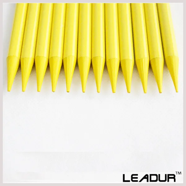 12 шт./компл. Желтый Цвет Карандаш Безлесная Искусства Расходных Материалов для