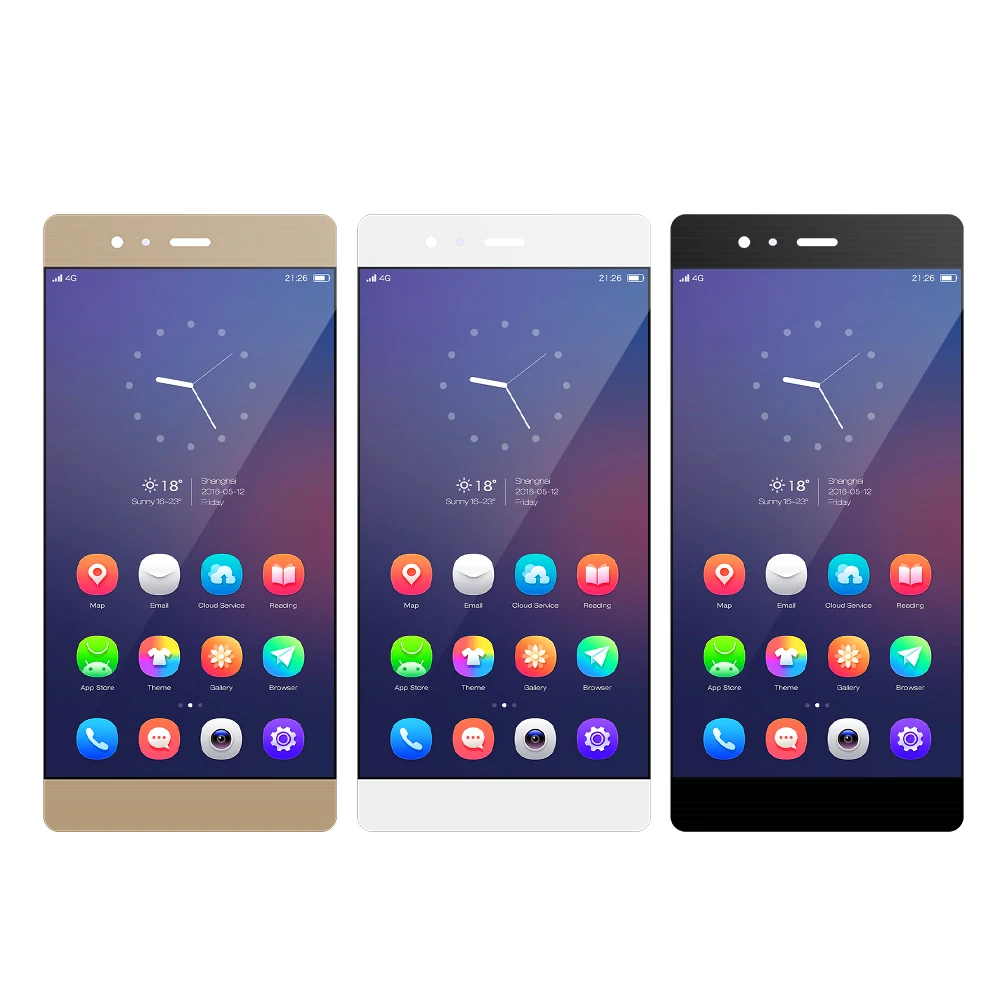 ЖК дисплей для Huawei P9 EVA L09 L19 сенсорный экран в сборе с рамкой дисплей|Экраны