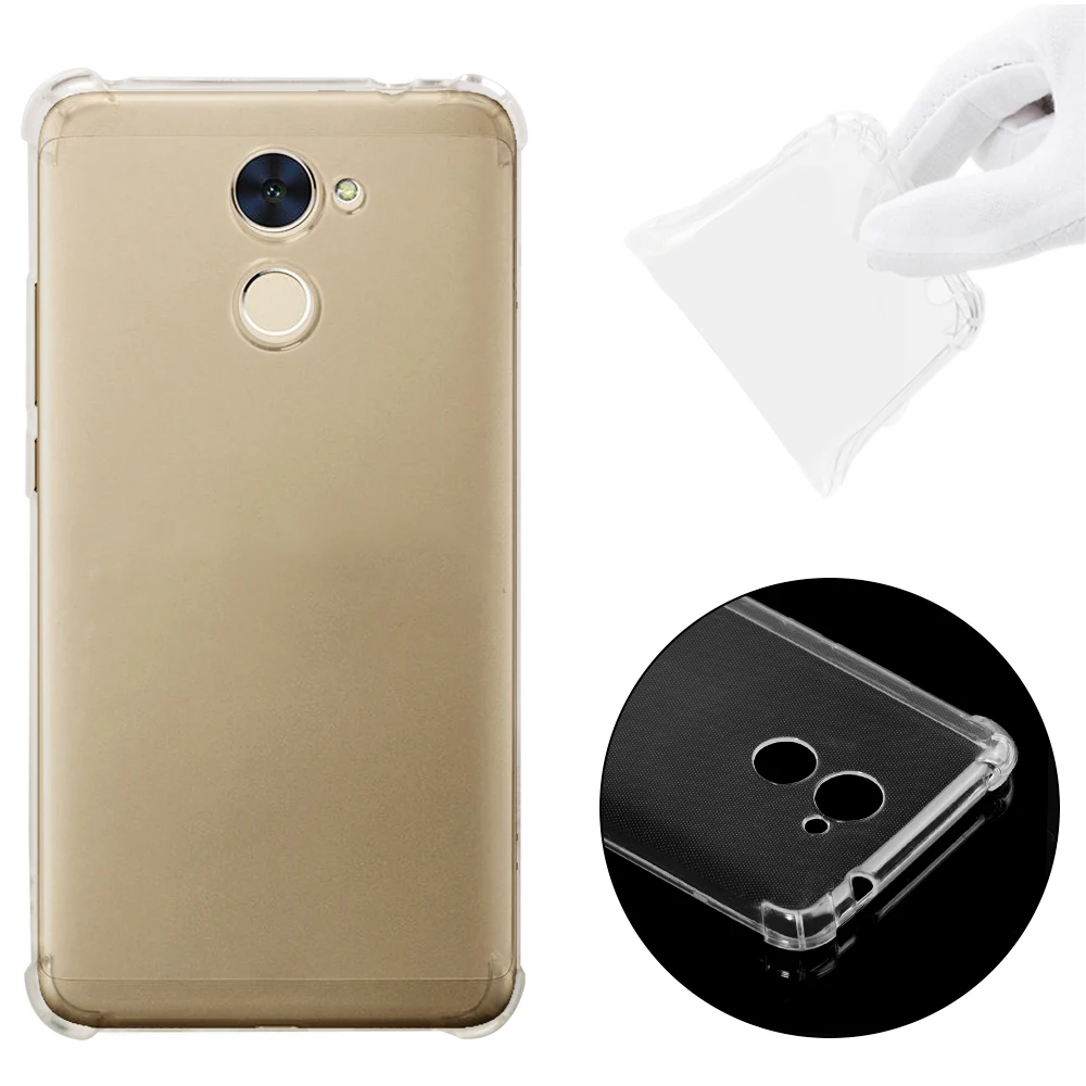 Для Huawei Y7 Prime чехол 5 ''ТПУ Силиконовый противоударный Прозрачный для телефона