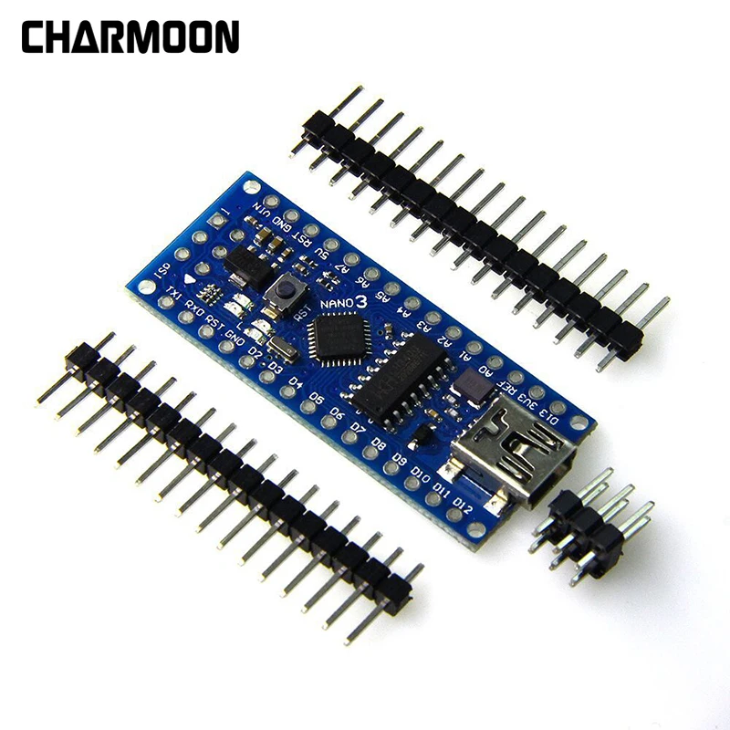 Плата микроконтроллера для Arduino Nano V3.0 CH340/ATmega328P 5 В 16 м совместимый с | Компьютеры и