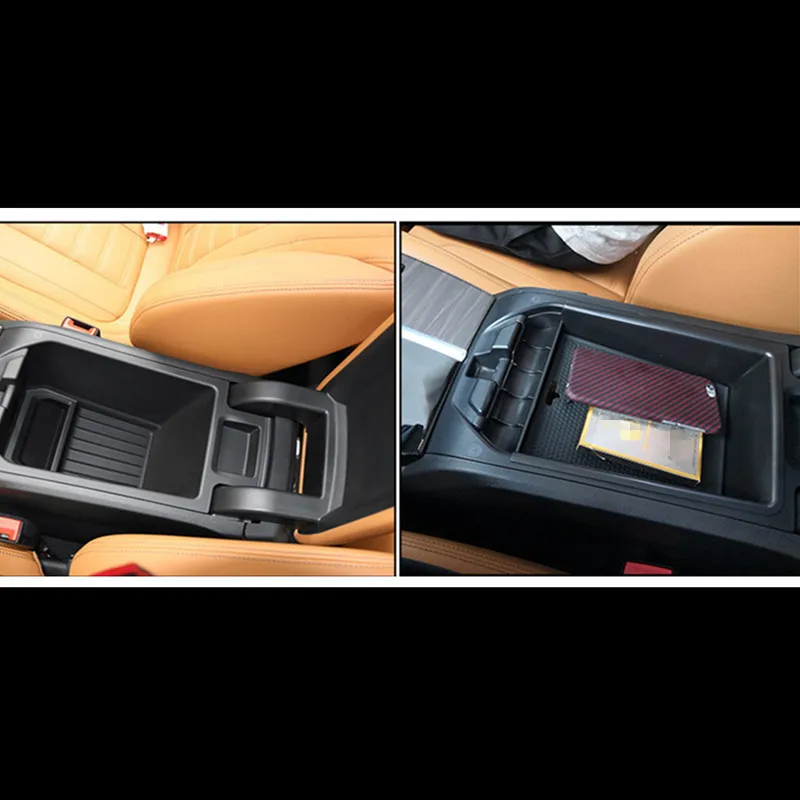 Черный ящик для хранения с центральным подлокотником отделка BMW X3 G01 G08 2018