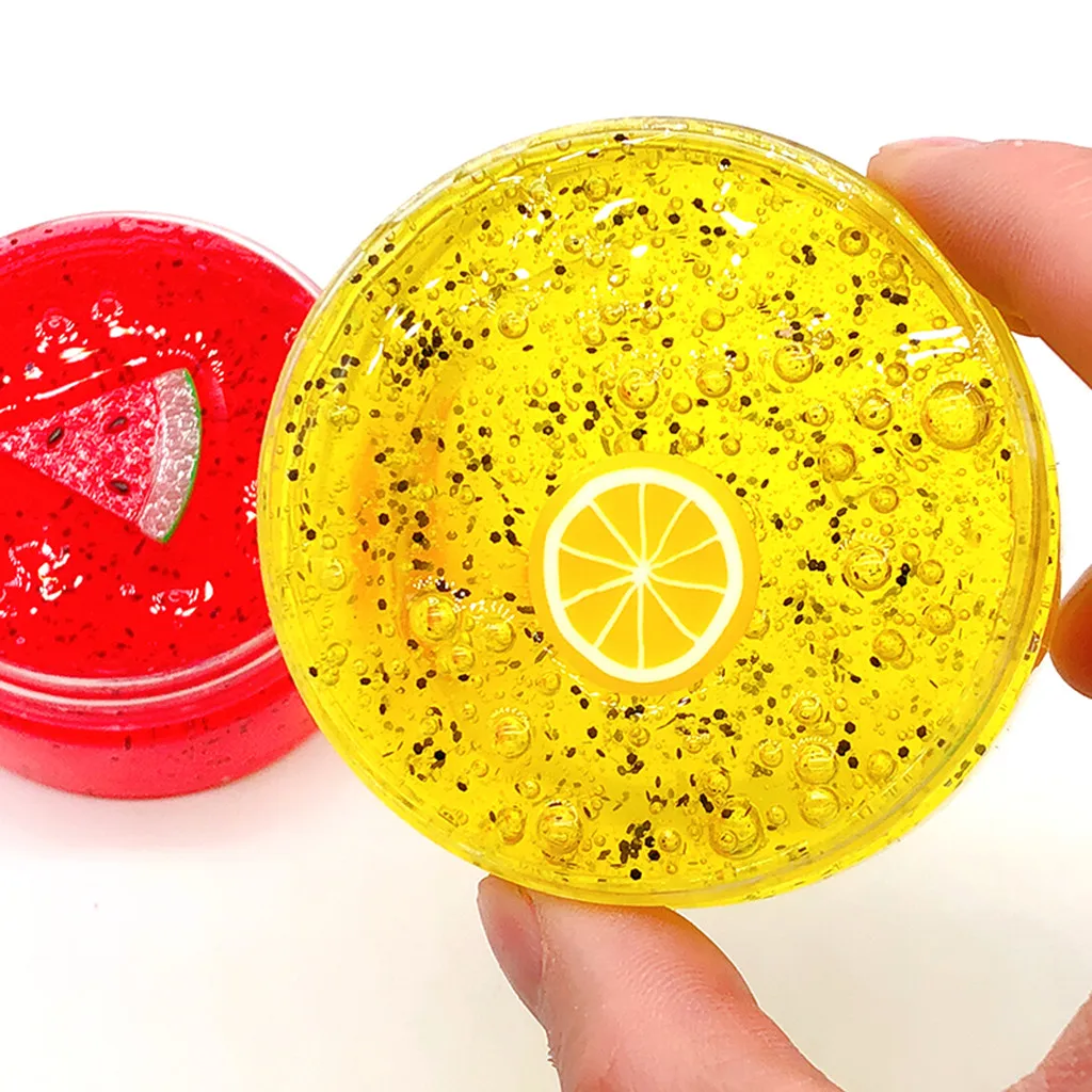 TELOTUNY Slime глина цвета фрукты Squishies грязь слизи Шпатлёвки ароматизированный стресс глины осадка игрушки детские развивающие игрушки Горячее предложение J24