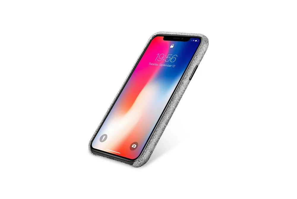 Рис белый Оригинальный XOOMZ снежные узор ткань чехол для iPhone X модные тонкие мягкие
