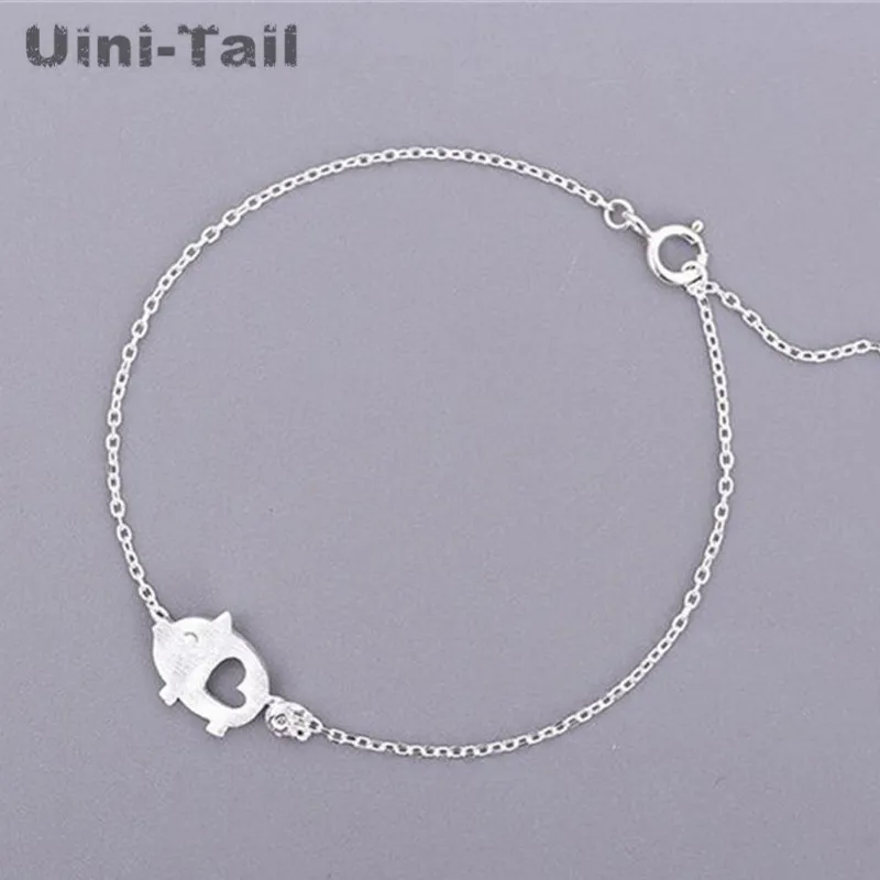 Uini-Tail популярный браслет из стерлингового серебра 925 пробы Корейская версия