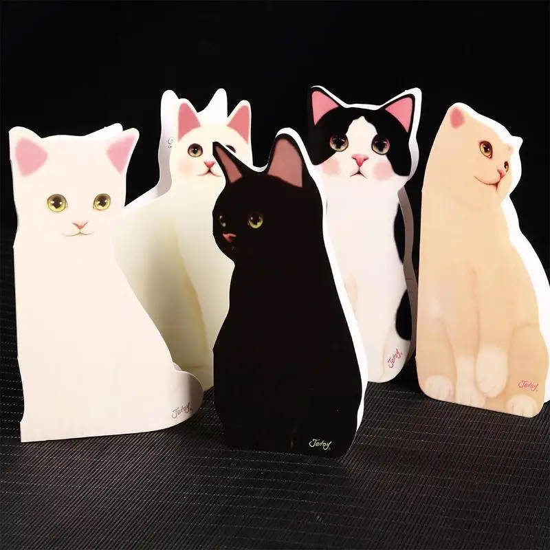 1 шт. Kawaii Cat складная открытка День рождения рождественские открытки конверт