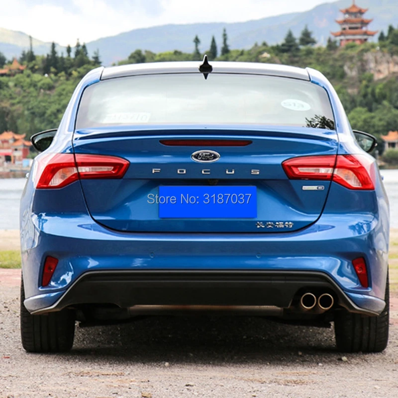 Спойлер для Ford Focus 2019 новый sedan АБС пластик Неокрашенный задний спойлер на крыло