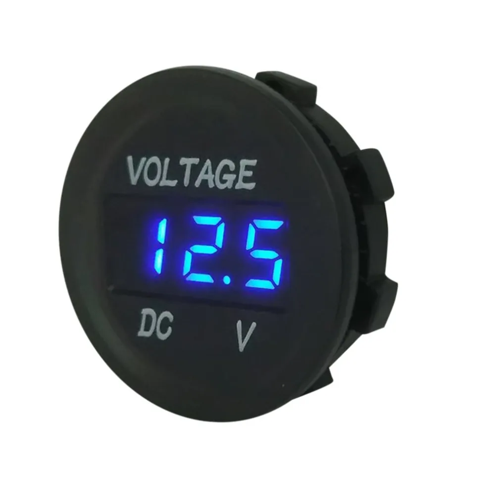 Автомобиль Мотоцикл DC 5 V 48 светодиодный Панель цифровой Напряжение метр Дисплей