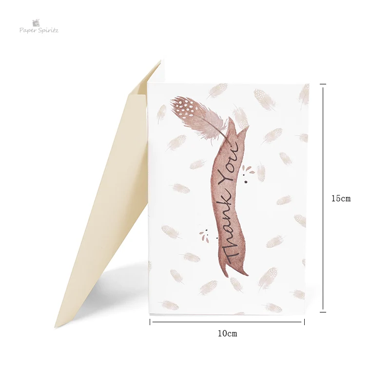 Бумажные свадебные открытки SPIRITZ лазерная бумажная Визитница с пустым конвертом