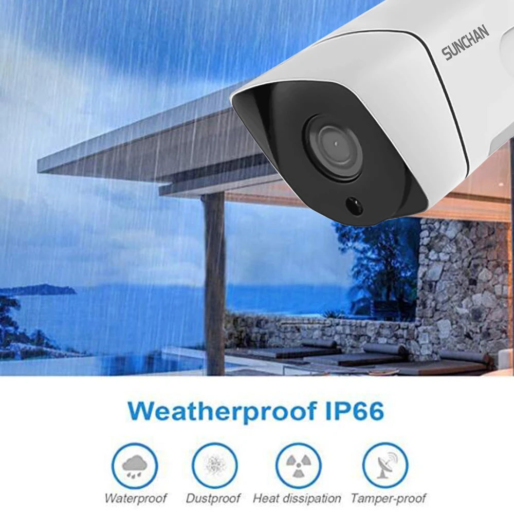 HD 1080P 2.0MP AHD камера безопасности Открытый водонепроницаемый массив инфракрасного