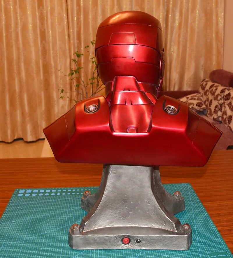60 см Marvel Avengers Железный человек Mk43 статуя грудь фигурка куклы игрушки полимерная