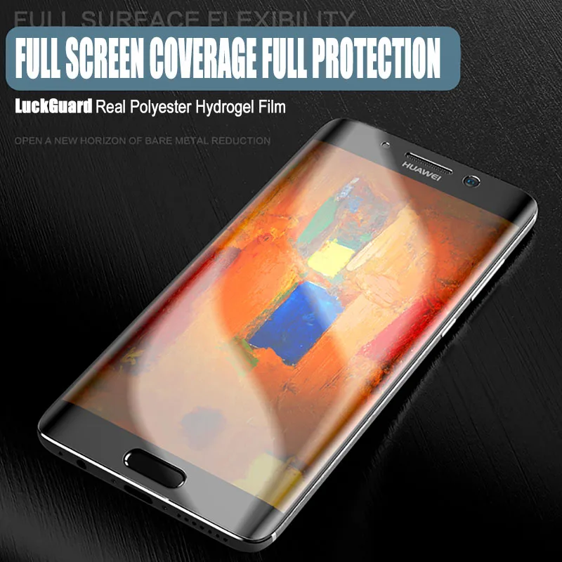 LuckGuard 3D гидрогель полное покрытие (без стекла) для Huawei Mate 8 9 10 20 30 Pro Lite x защита