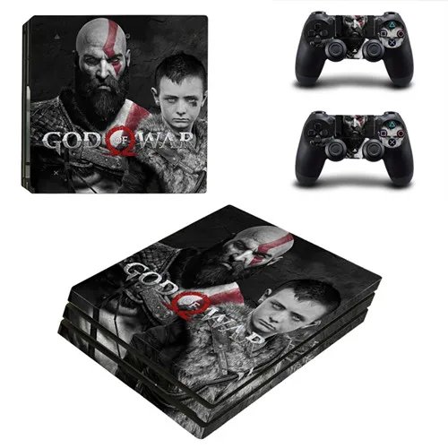 YSP4P-2148 Игра God of War 4 PS4 Pro наклейка на кожу для консоли playstation 4 и 2 контроллера PS4 Pro наклейка на кожу виниловая - Цвет: YSP4P-2148