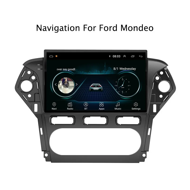 Ectwodvd Android 8 1 автомобильный DVD плеер gps навигации для Ford Mondeo 2011 2012 2013 Авто Радио