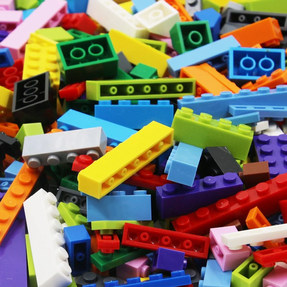 EKIND 1000 шт. наборы строительных блоков для LegoINGs DIY Кирпичи части друзей создателей