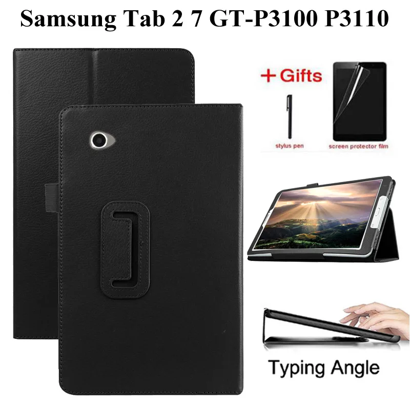 Чехол с текстурой Личи книжка из искусственной кожи чехол для планшета Samsung GalaxyTab