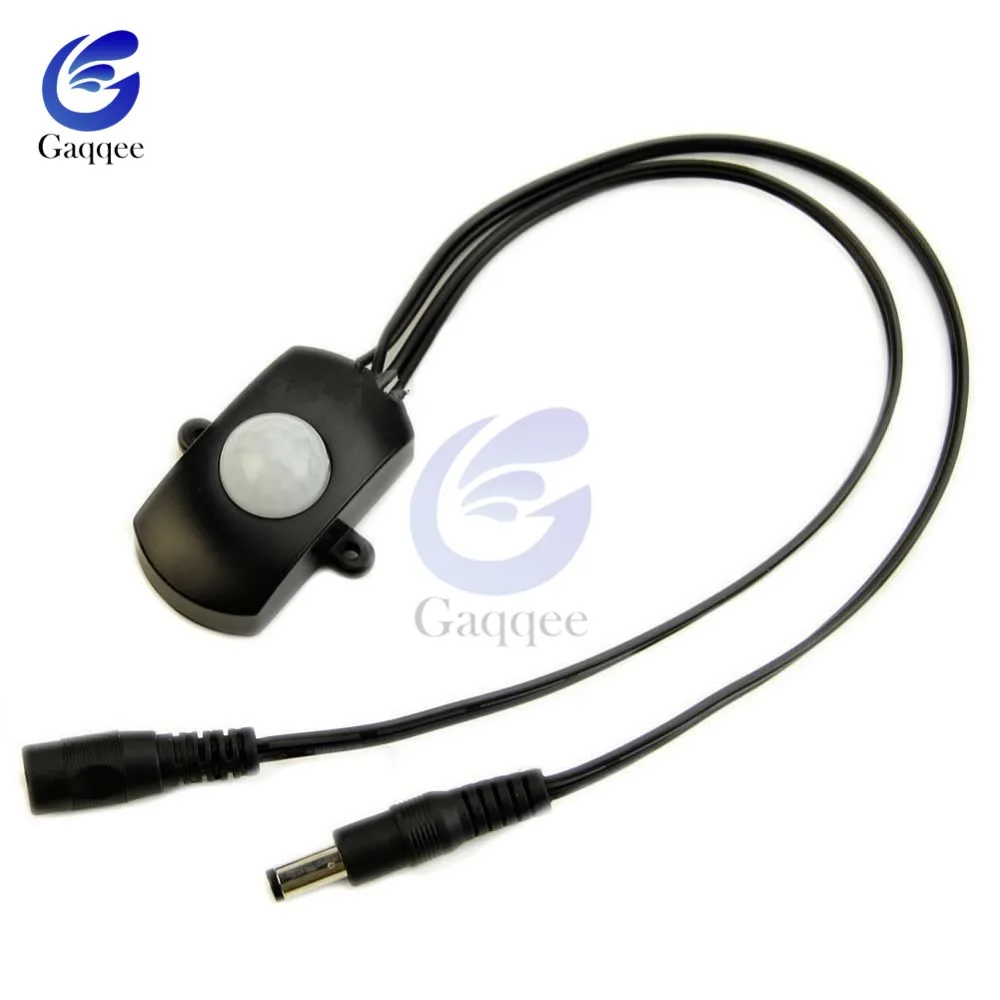 Черный DC 5V 12V 24V 5A датчик PIR переключатель мини инфракрасный ИК движения Детектор