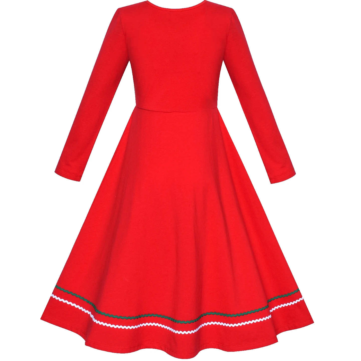 Girls Dress Christmas Long Sleeve Cotton Maxi 2020 Summer Princess Wedding Party Dresses Children Clothes Pageant Sundress | Детская
